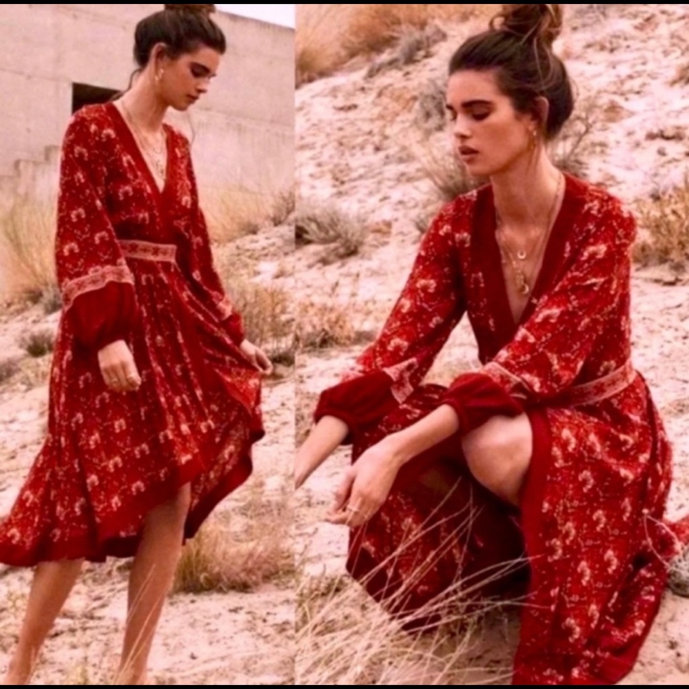 Spell & The Gypsy Collective Jewel Soirée Wrap Dress